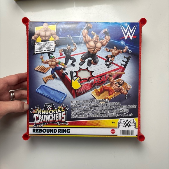 WWE Knuckle Crunchers Rebound Ring‎ Playset with Action Figures - Picture 5 of 6